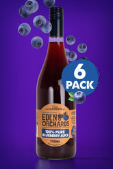 Pure Blueberry Juice  - 6 x 750ml